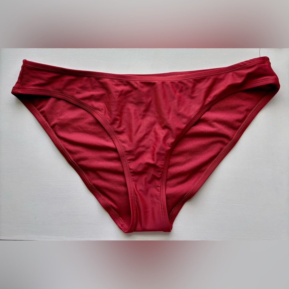 NWT Shade & Shore Large Rust Swim Bikini Bottom Full Coverage Low Rise